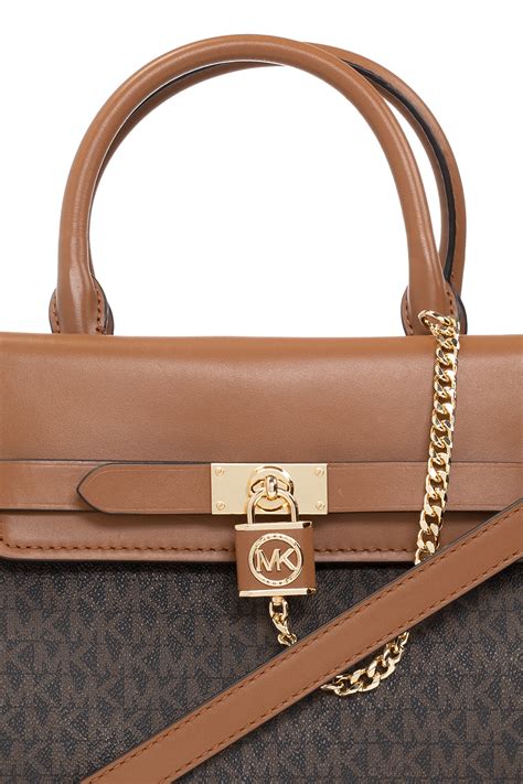 michael kors legacy hamilton|Michael Kors Hamilton studded bag.